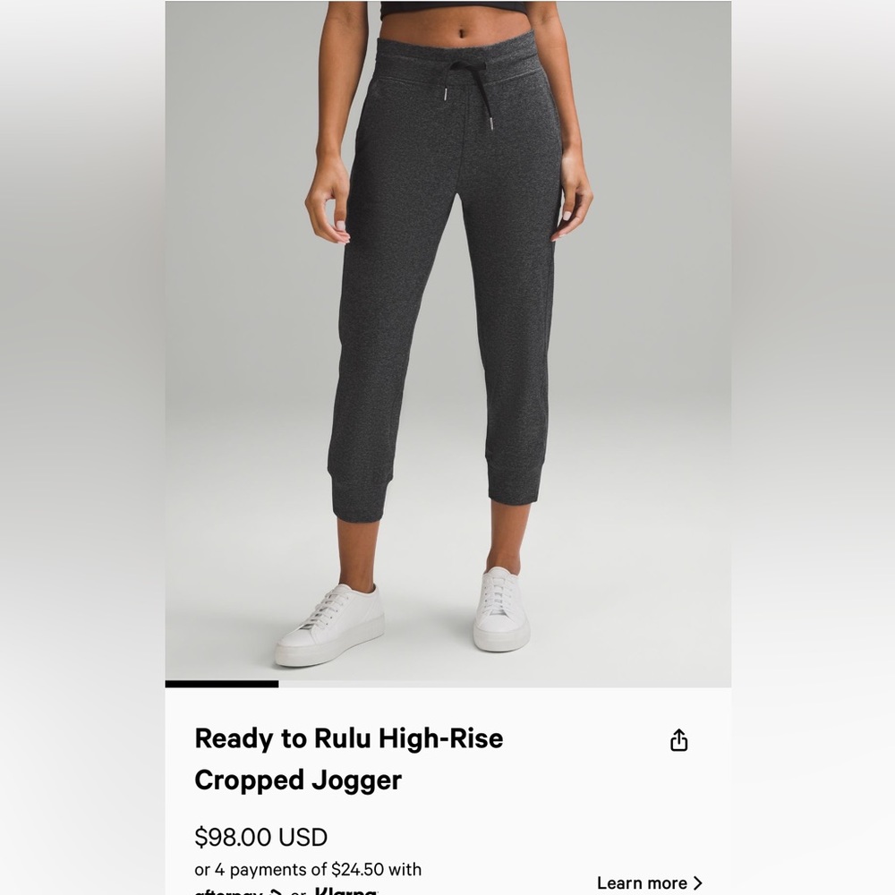 Ready to Rulu Cropped jogger